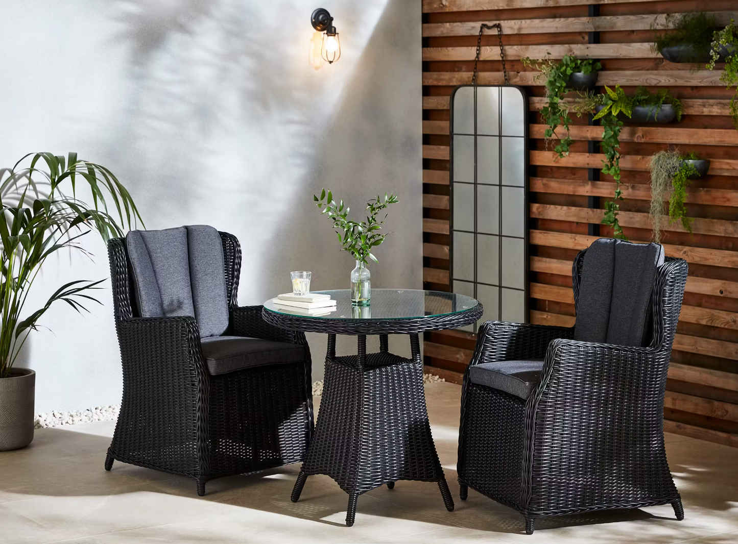 Viceroy Rattan 2 Seat Bistro Set - Stock Arrives 04-03-26