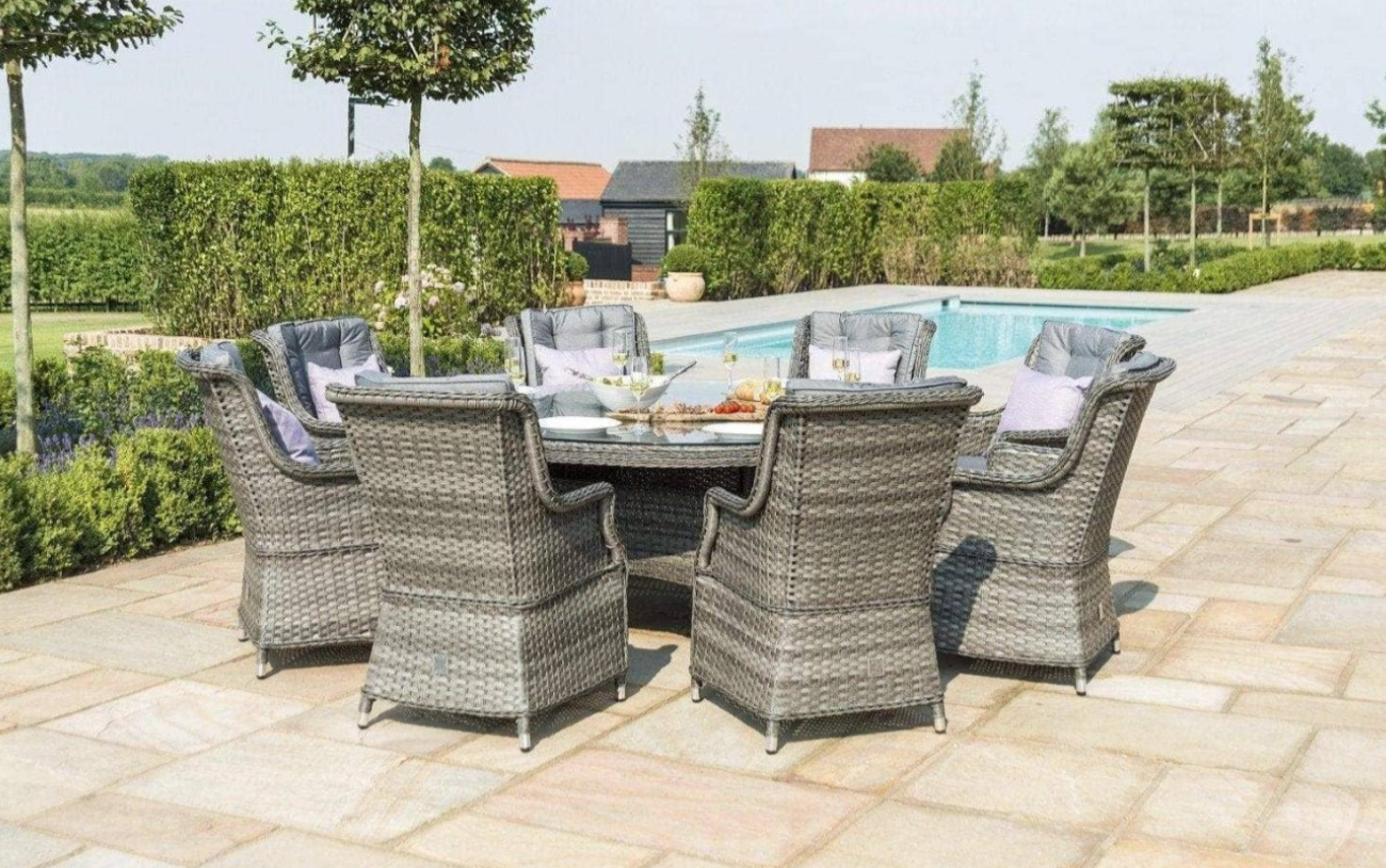 St Tropez 8 Seat Dining Set - due in 02-08-25
