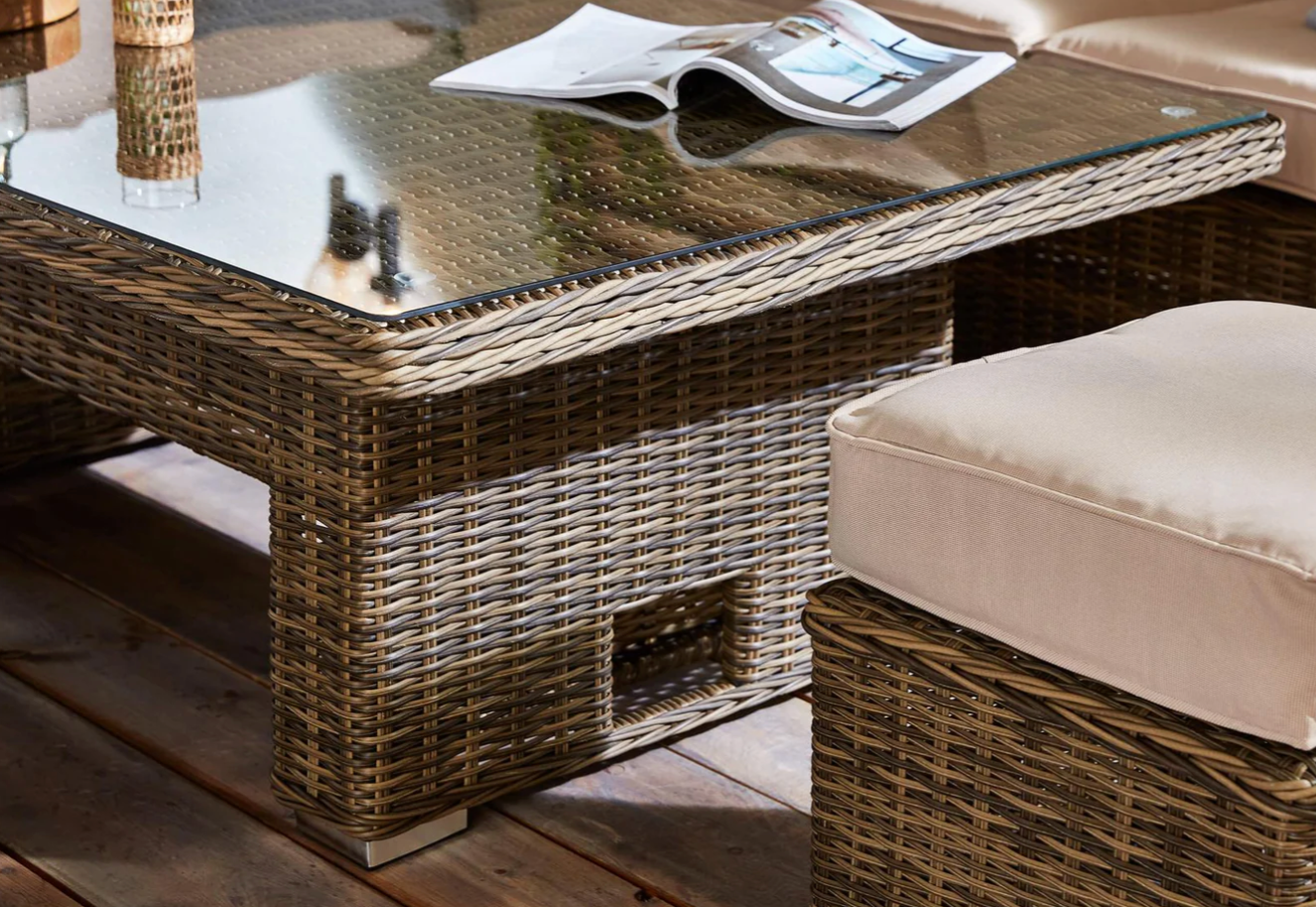 Montecarlo Sofa Set with Rise & Fall Dining Table - Arrives 03-08
