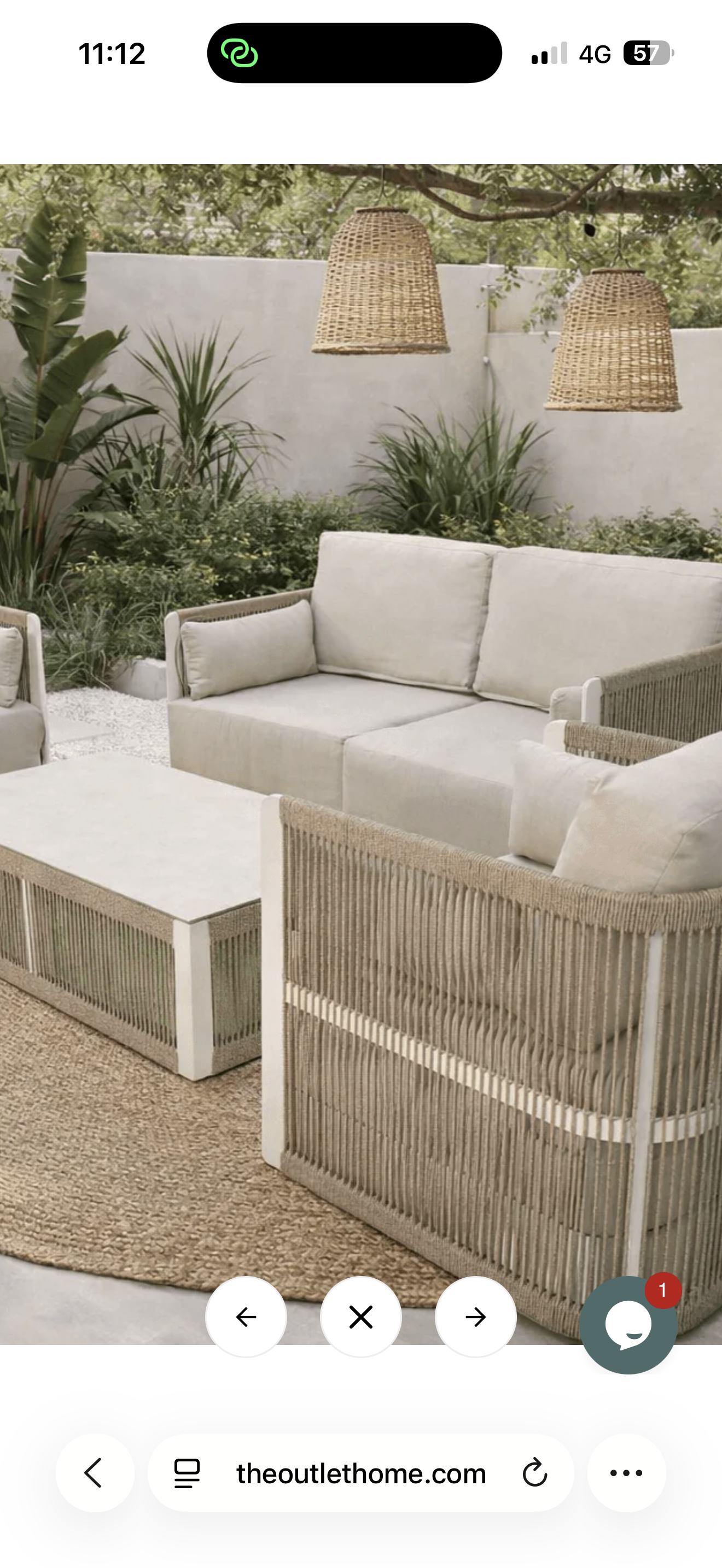 Icon Natural Olefin Sofa Set - Due May