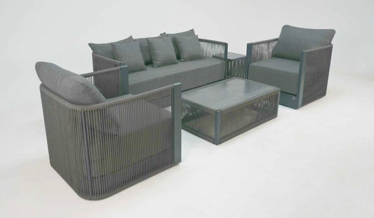 Icon Grey Olefin Sofa Set