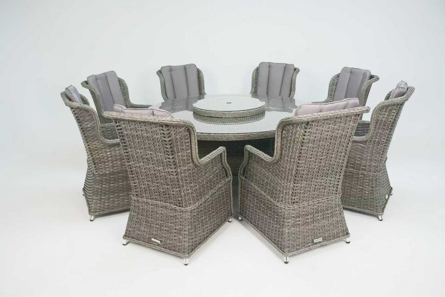 Cambridge 8 Seat Dining Set With Lazy Susan - due in 15-05-26