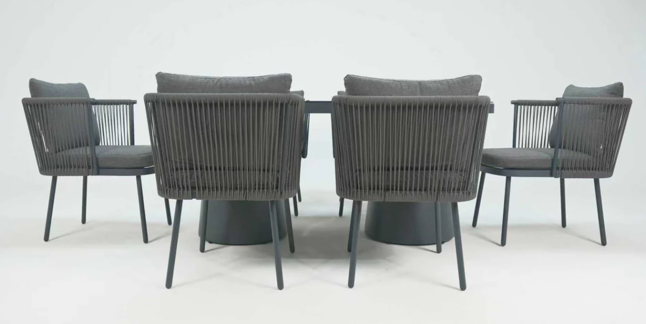 Lunar 6 Seat Dining Set - Pre-order due end of March