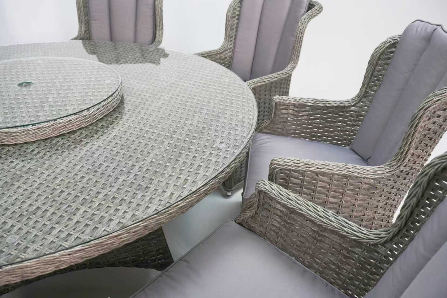 Cambridge 8 Seat Dining Set With Lazy Susan - due in 15-05-26